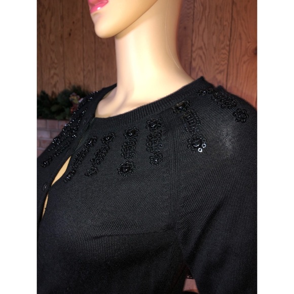 Banana Republic 3/4 Sleeve Embellished Cardigan - Picture 10 of 11